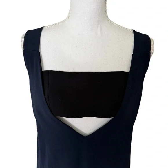 NWT Derek Lam 10 Crosby Navy Dress - Picture 3 of 11